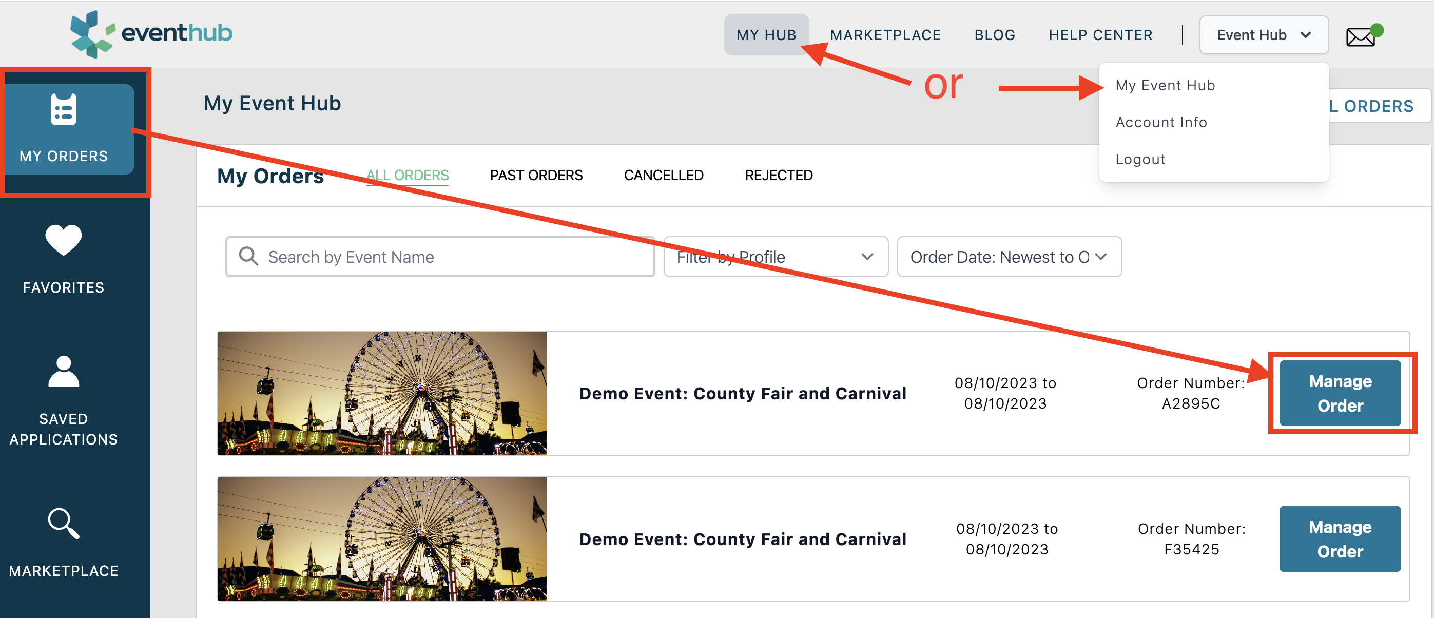 Step 5 Or 6: Review Event Logistics Info (booth #, Load-in/out And More ...